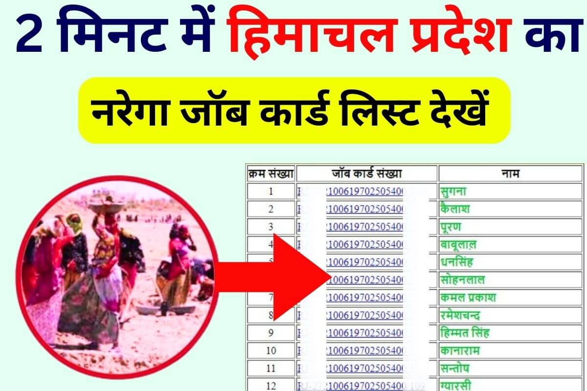 Nrega Himachal Pradesh Job Card List