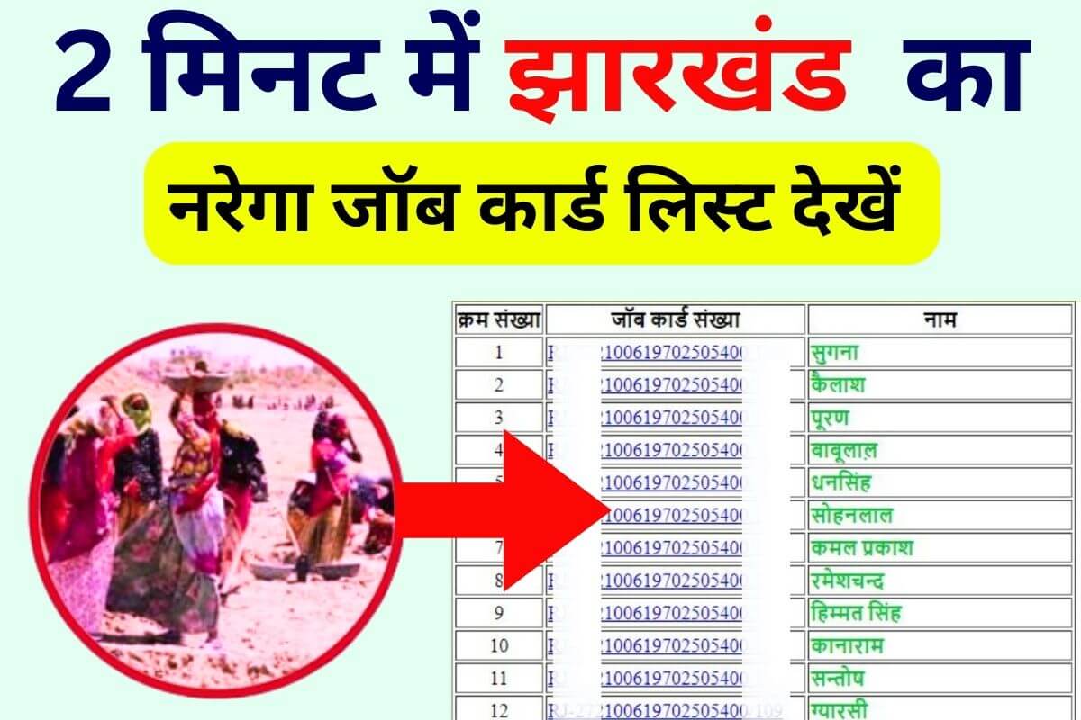 Nrega Jharkhand Job Card List