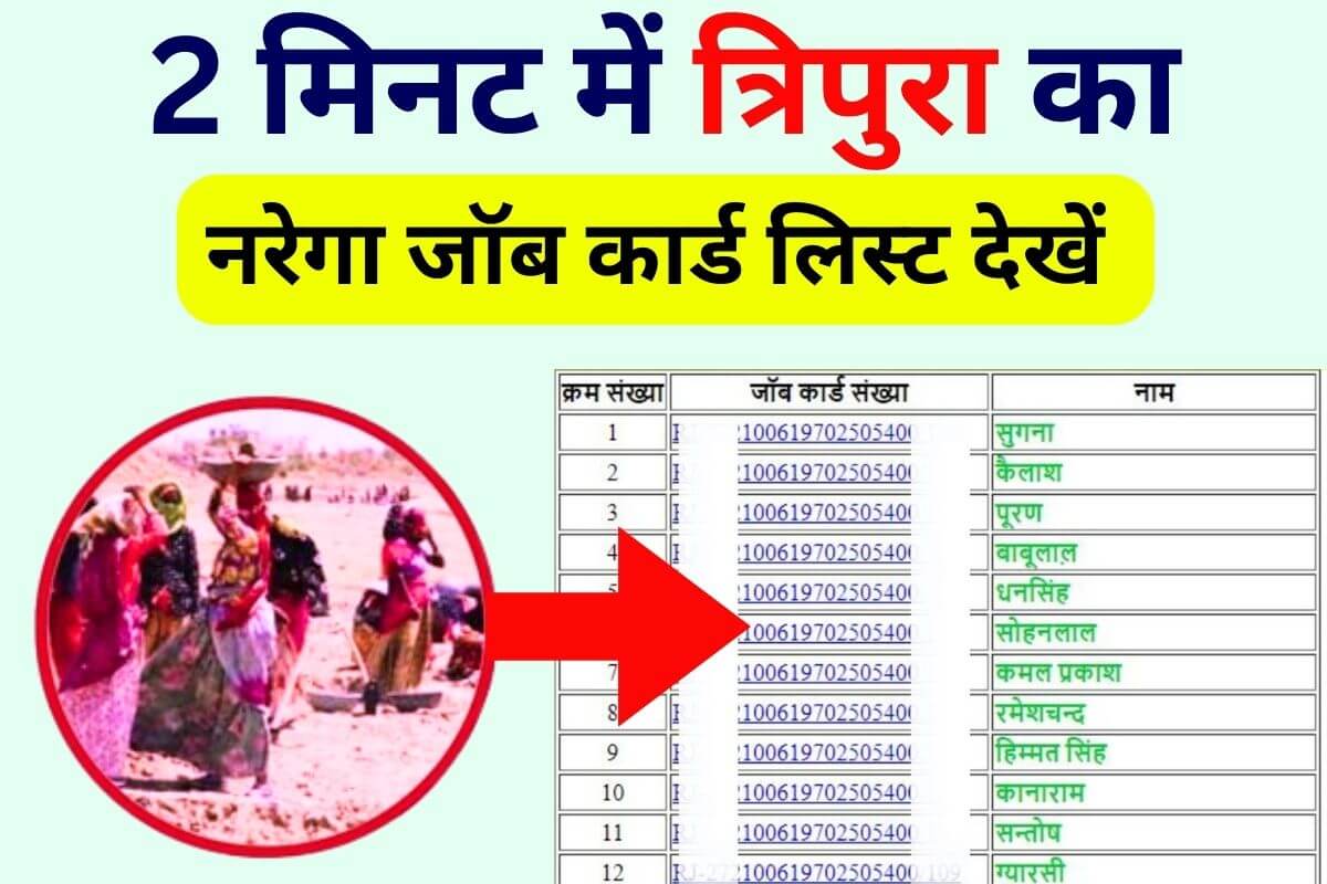 Nrega Tripura Job Card List