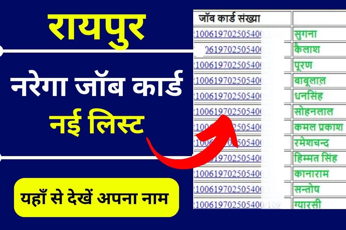 Nrega Job Card List Raipur