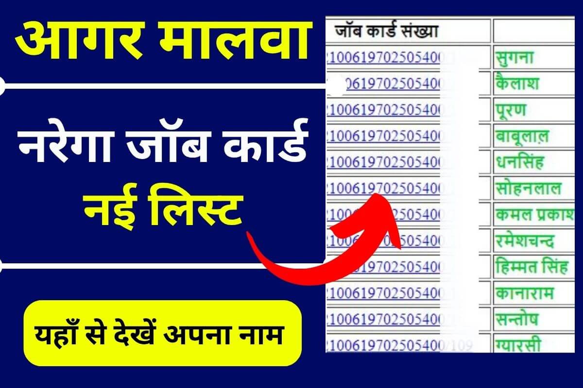 Nrega Job Card List Aagar Malwa