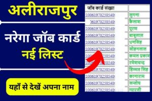 Nrega Job Card List Alirajpur