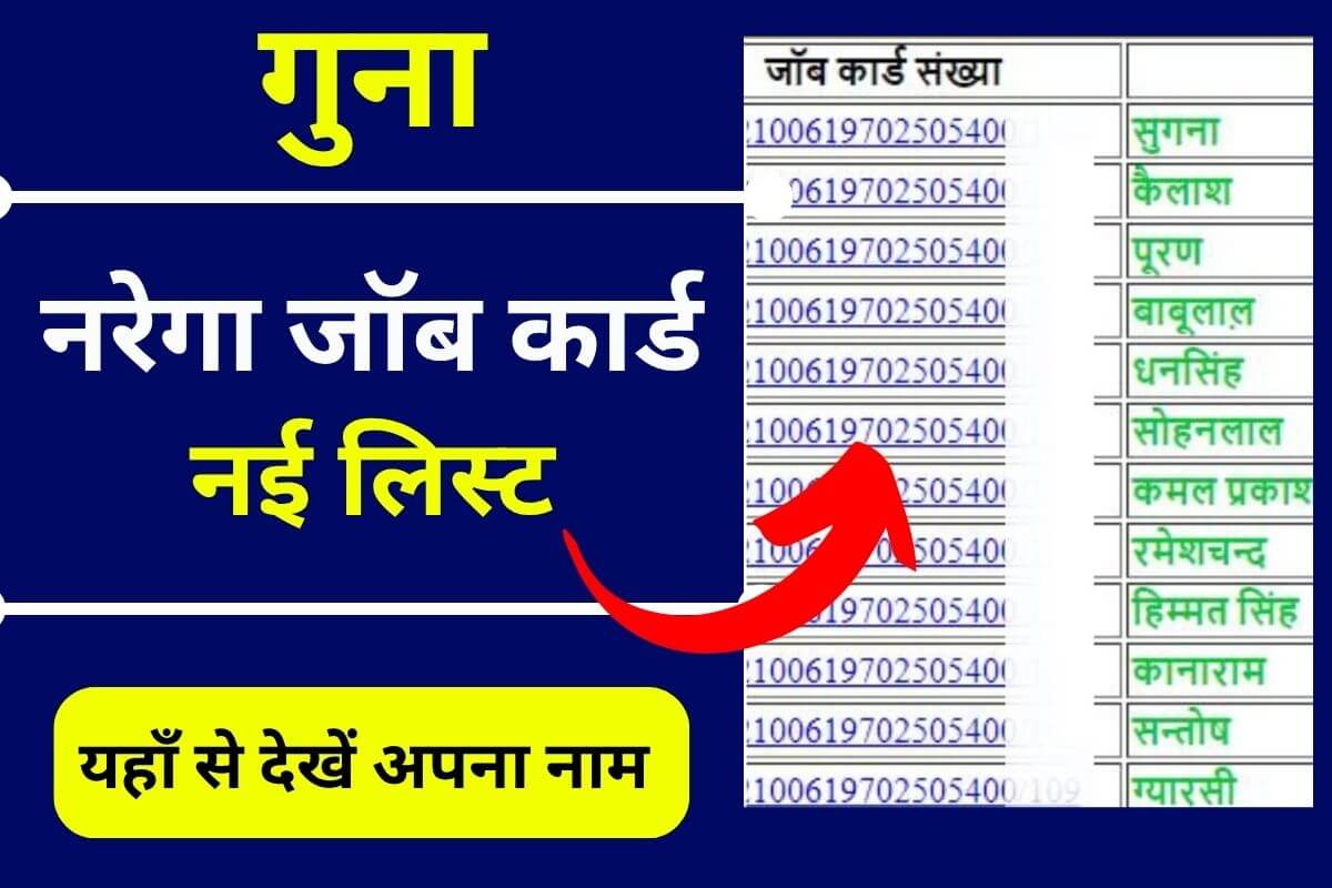 Nrega Job Card List Guna