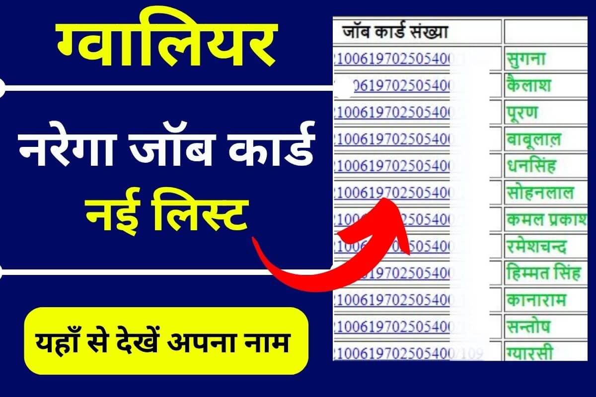Nrega Job Card List Gwalior