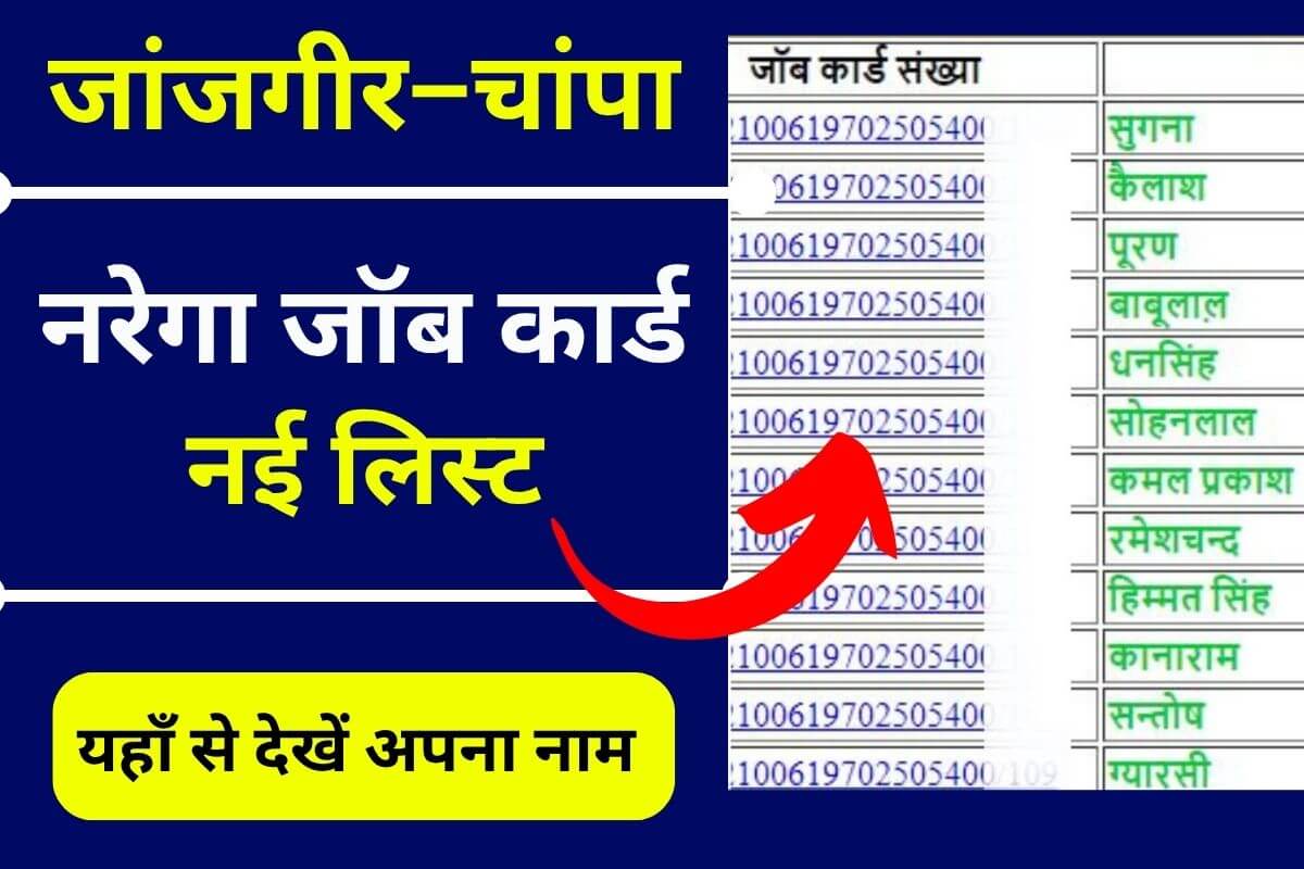 Nrega Job Card List Janjgir-Champa