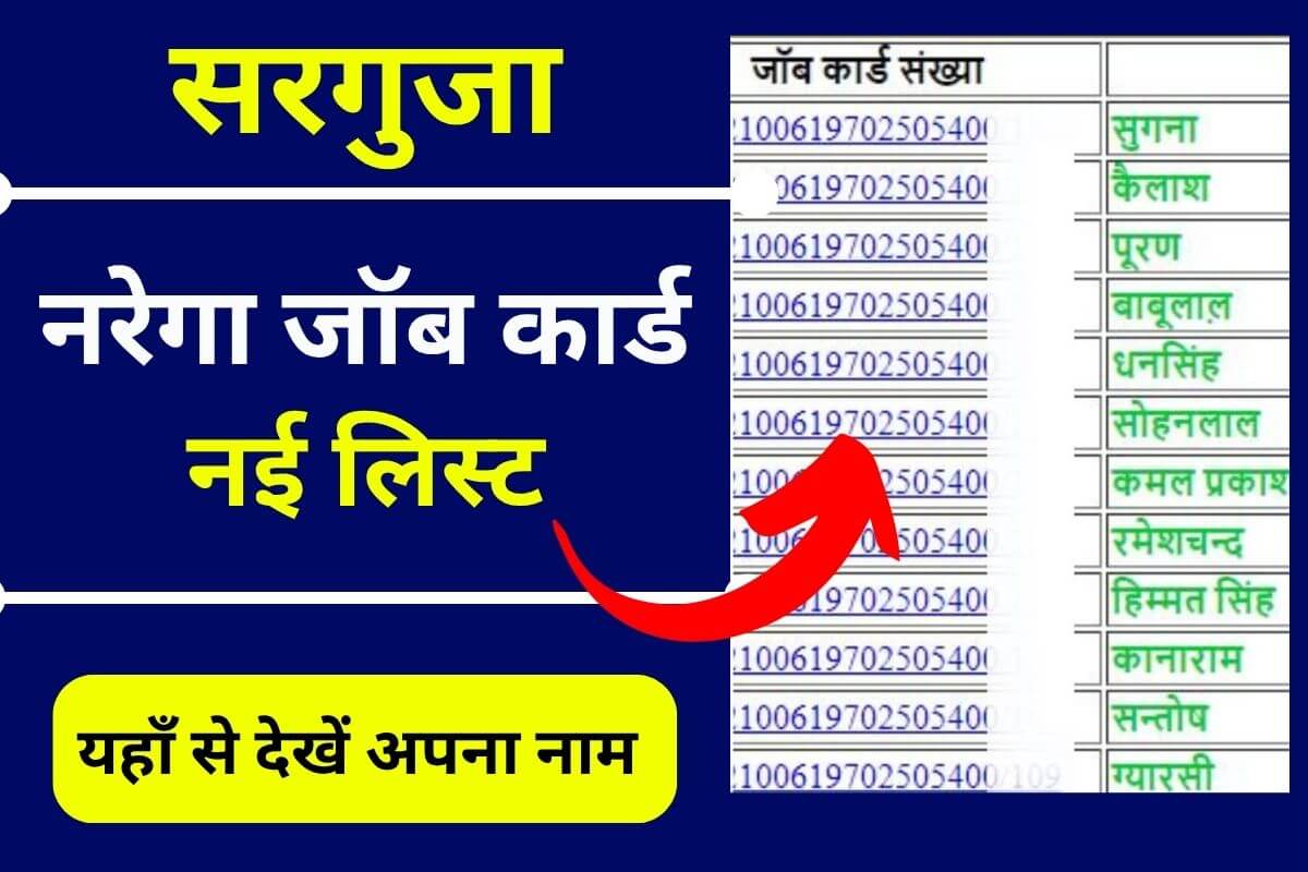 Nrega Job Card List Surguja